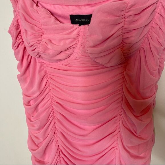 Majorelle Revolve Tabitha Midi Dress in Bubblegum Pink NWOT XL - Picture 6 of 10